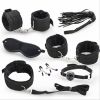 SM Bondage Restraint Set Sex Handcuffs Whip Anal Beads Butt Plug Anal Plug Bullet Vibrator Sex Toys for Woman Adult S&M Fetish